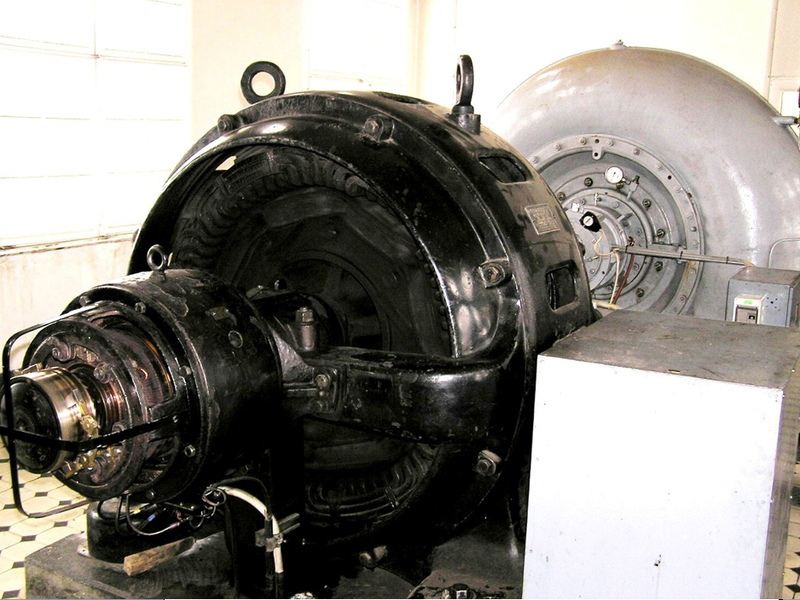 2 Asynchrongeneratoren je 202 kVA, BJ 1952, KW Schmidsdorf, Wartung und Reparatur BARTH GMBH